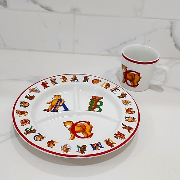 Tiffany & Co. Other Vintage Tiffany Co Alphabet Baby Plate And Cup